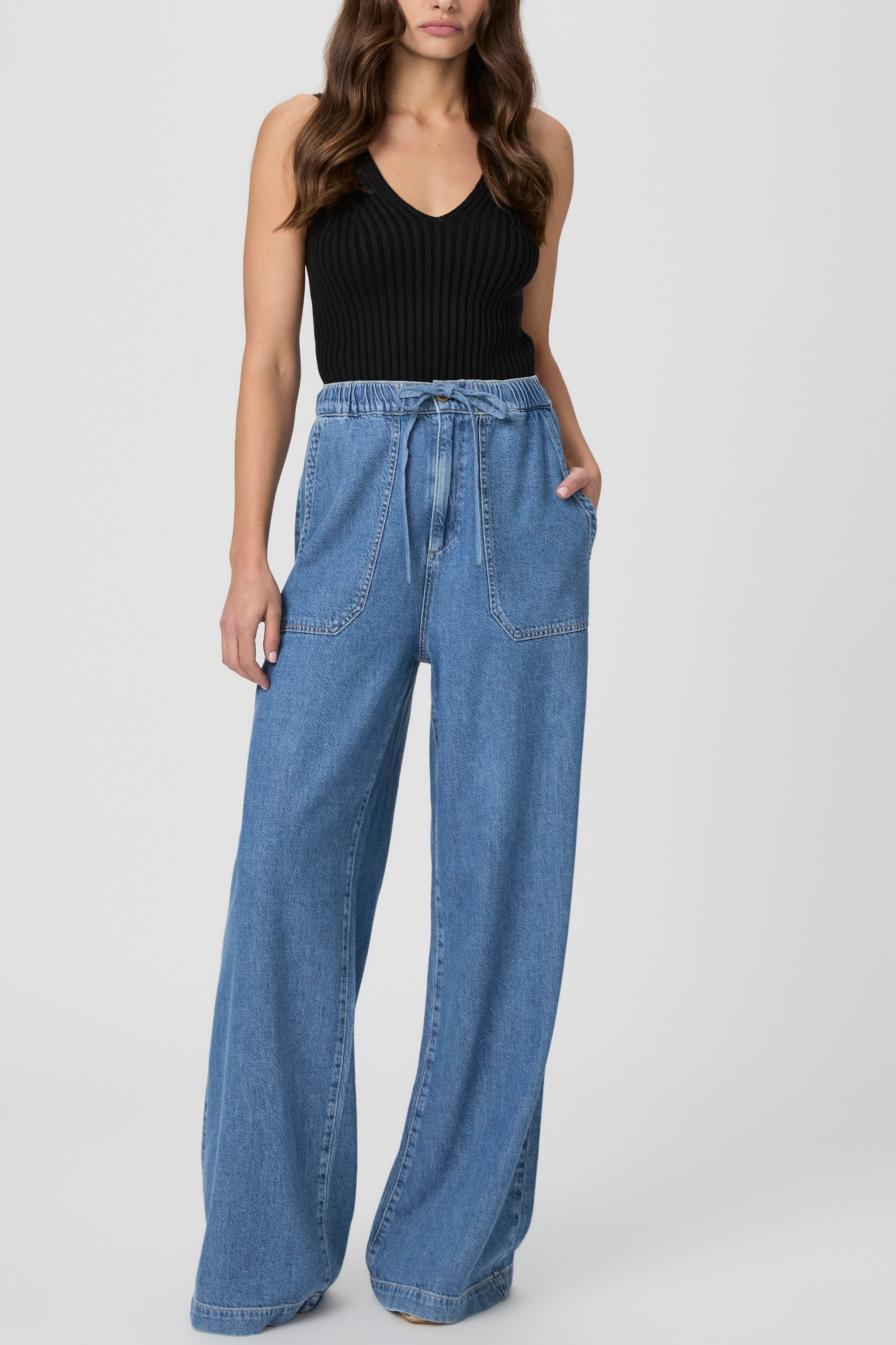 PAIGE - Rumi Pant in Nimes – Blond Genius