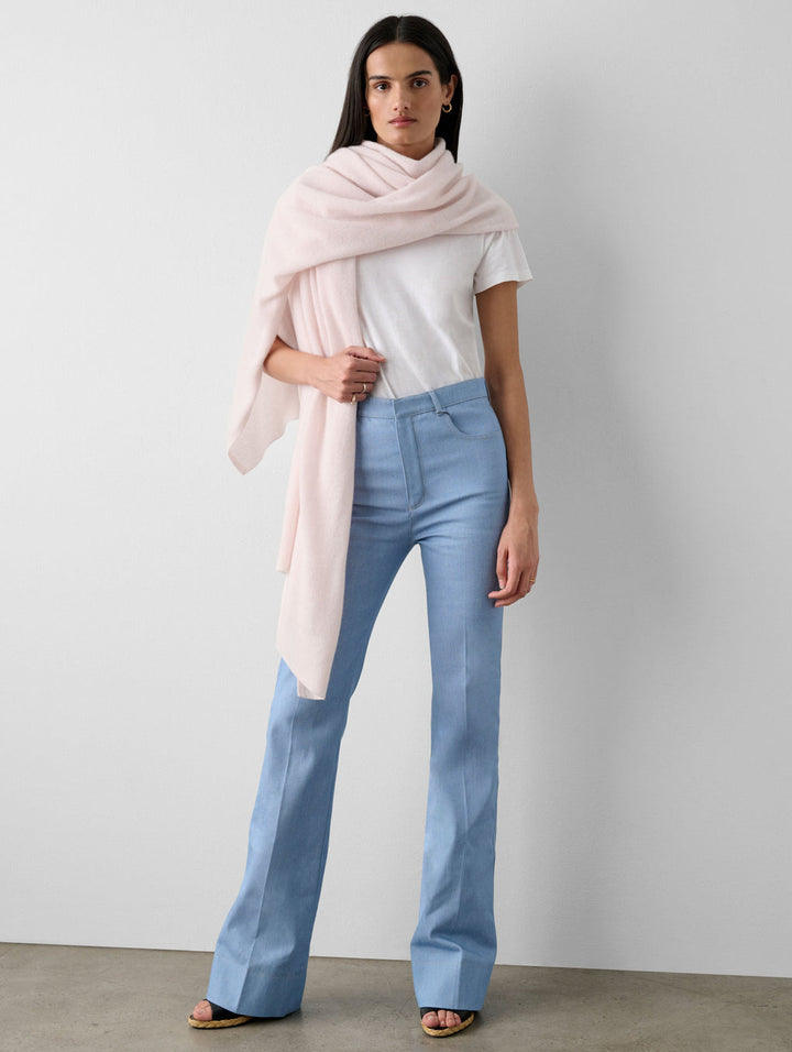White + Warren - Cashmere Travel Wrap in Pink Sand