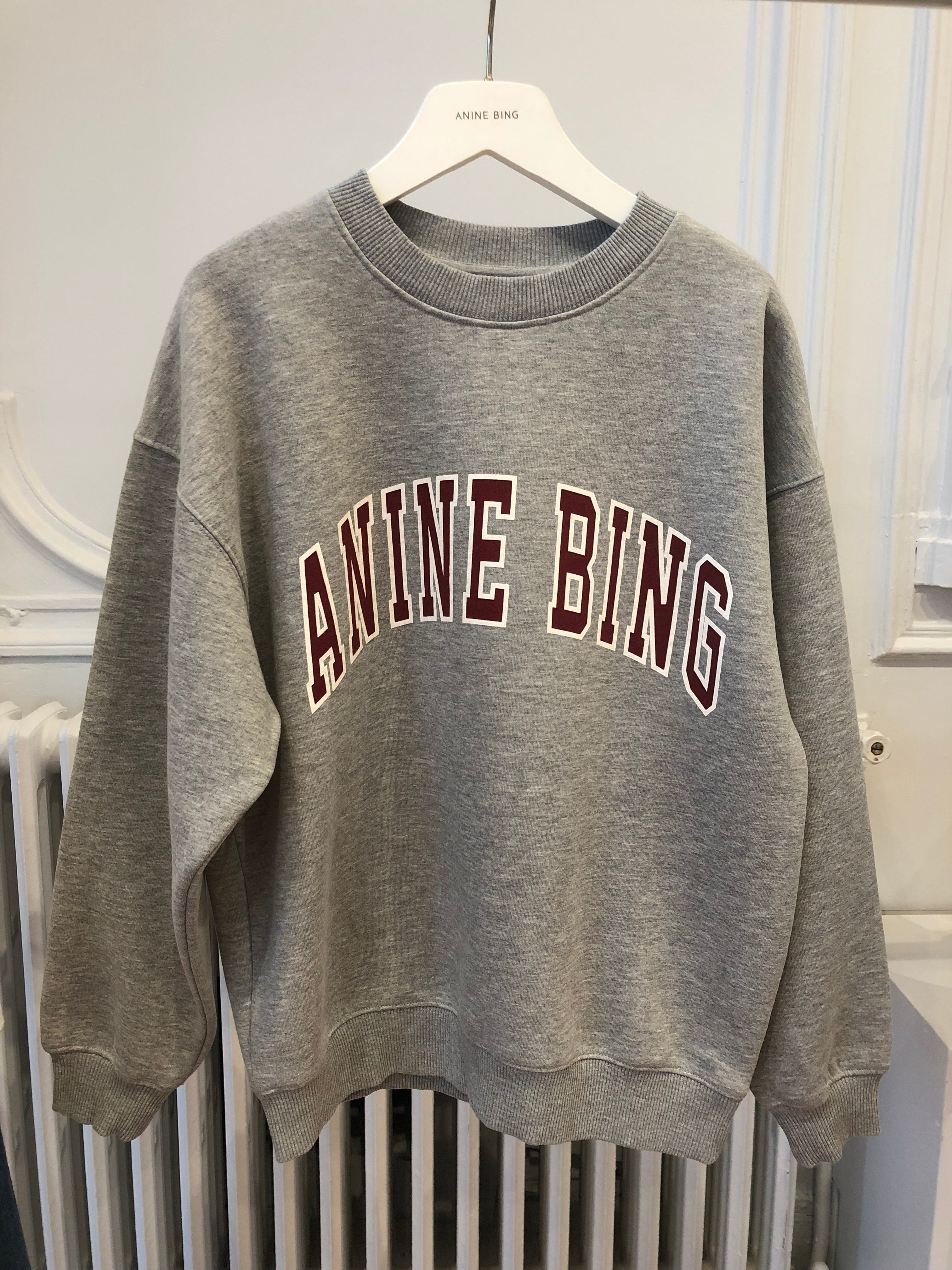 その他 ANINE BING SPENCER SWEATSHIRT (A0811531GRM1 GREY MELAN) ANINE BING Spencer Sweatshirt Anine Bing - Medium Heather Grey
