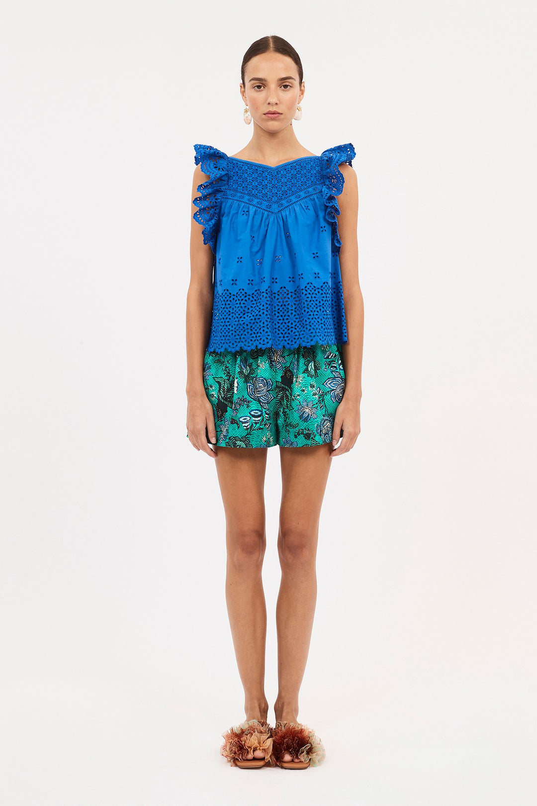 Ulla Johnson - Leona Top in Cobalt