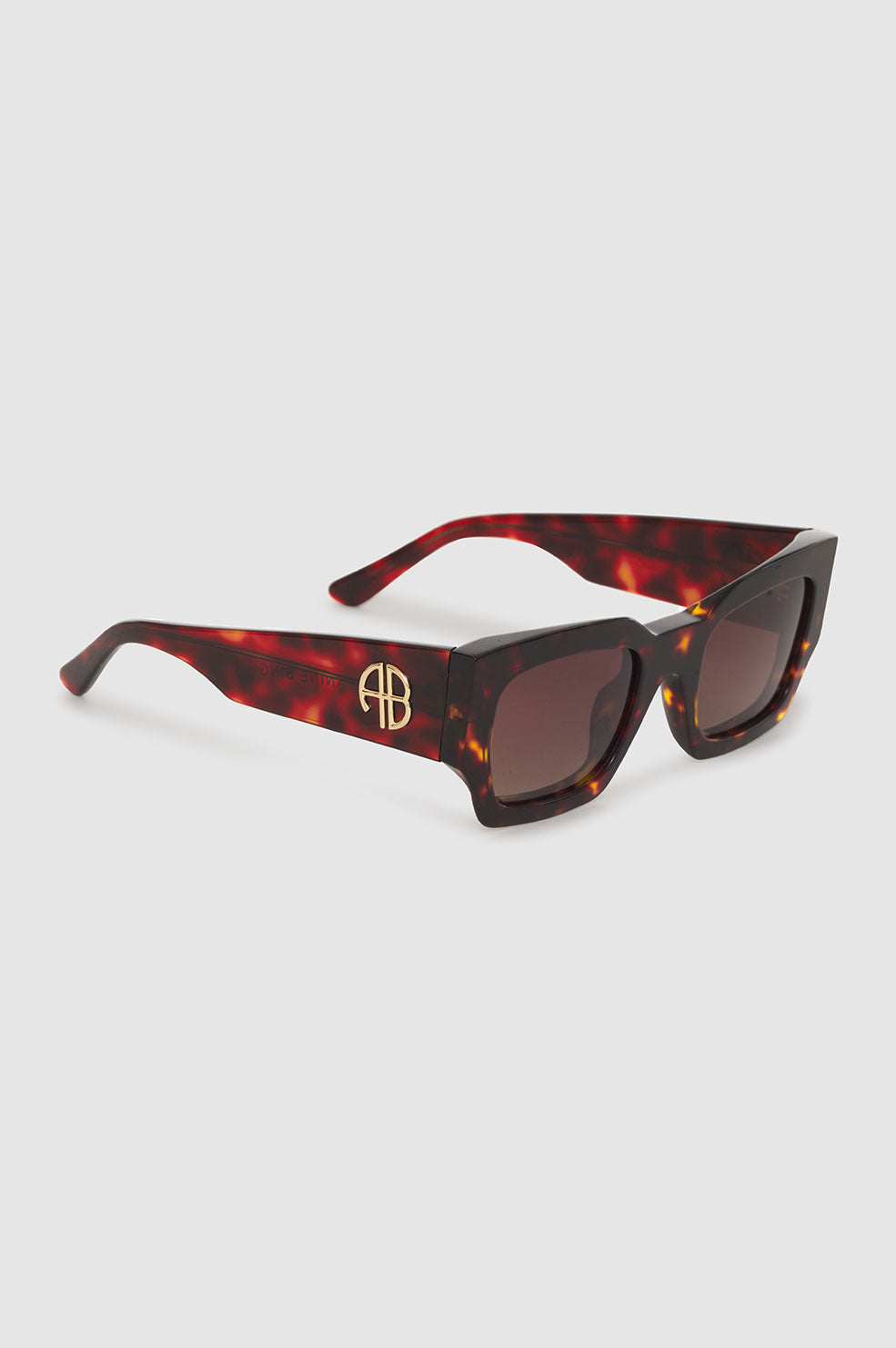 Anine Bing - Indio Sunglasses Monogram in Tortoise – Blond  display picture 3