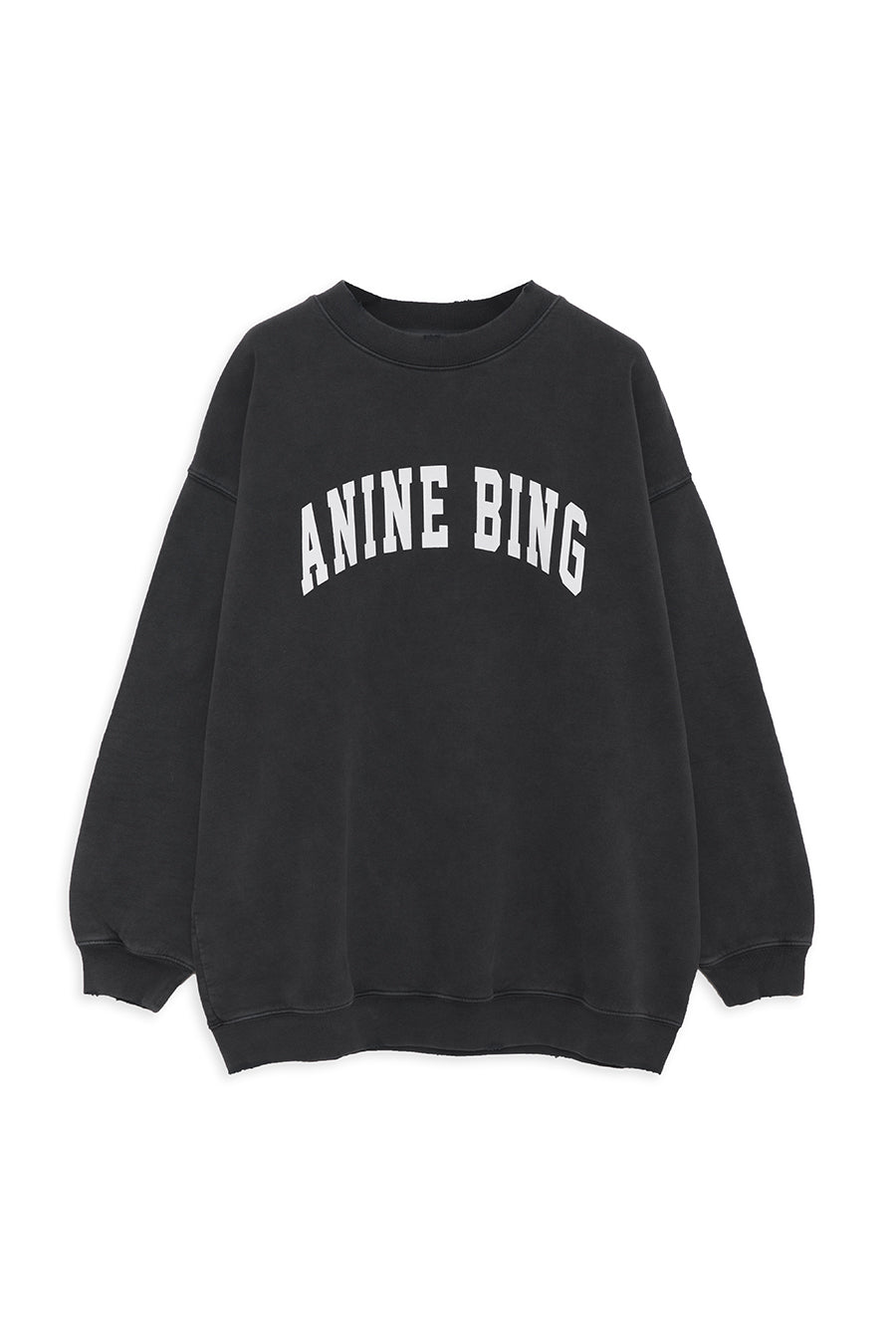 Anine Bing - Tyler Sweatshirt in Washed Black