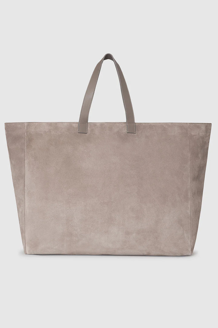Anine Bing - XL Rio Tote in Taupe Suede