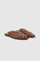 Anine Bing - Eve Flats in Cognac