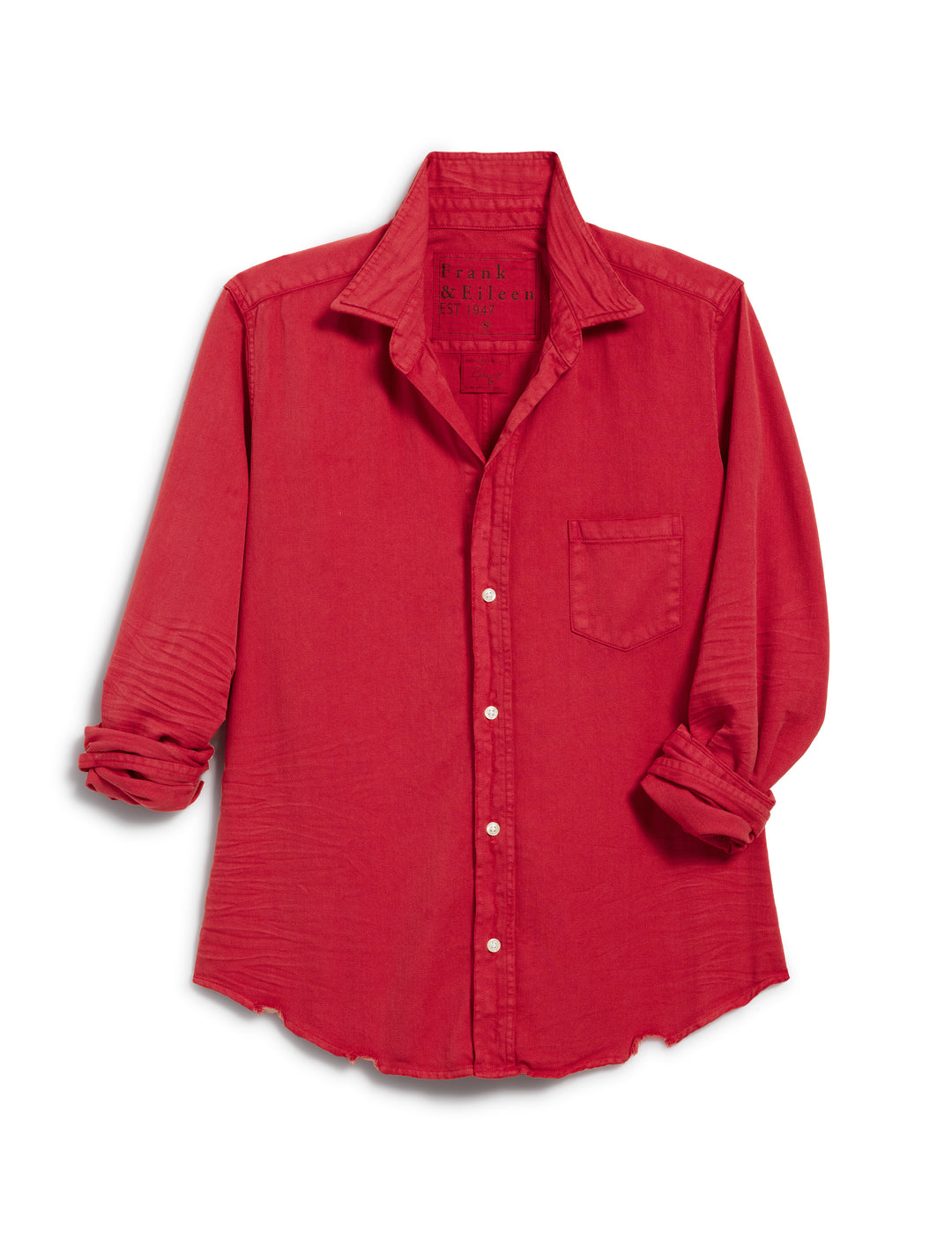 Frank & Eileen - Barry Tailored Button Up Shirt in Saffron
