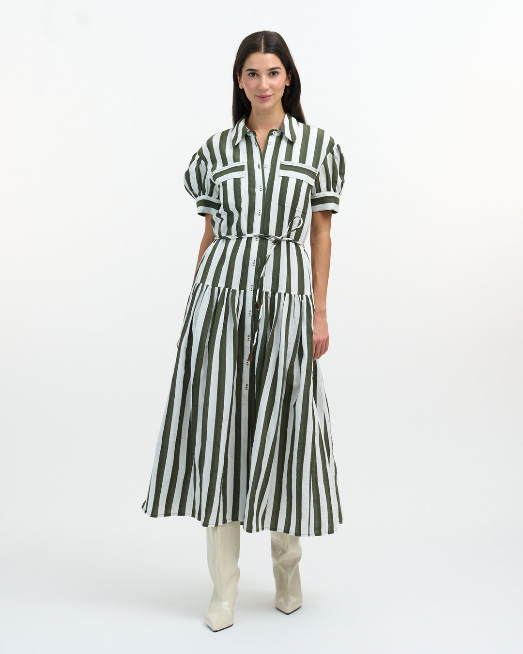 Tanya Taylor - Carrington Dress in Fern Ivory