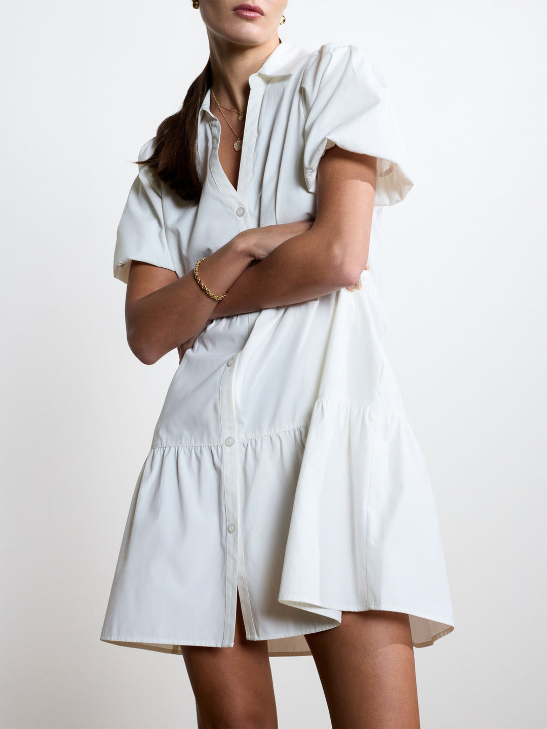 Brochu Walker - Havana Mini Dress in Ivory