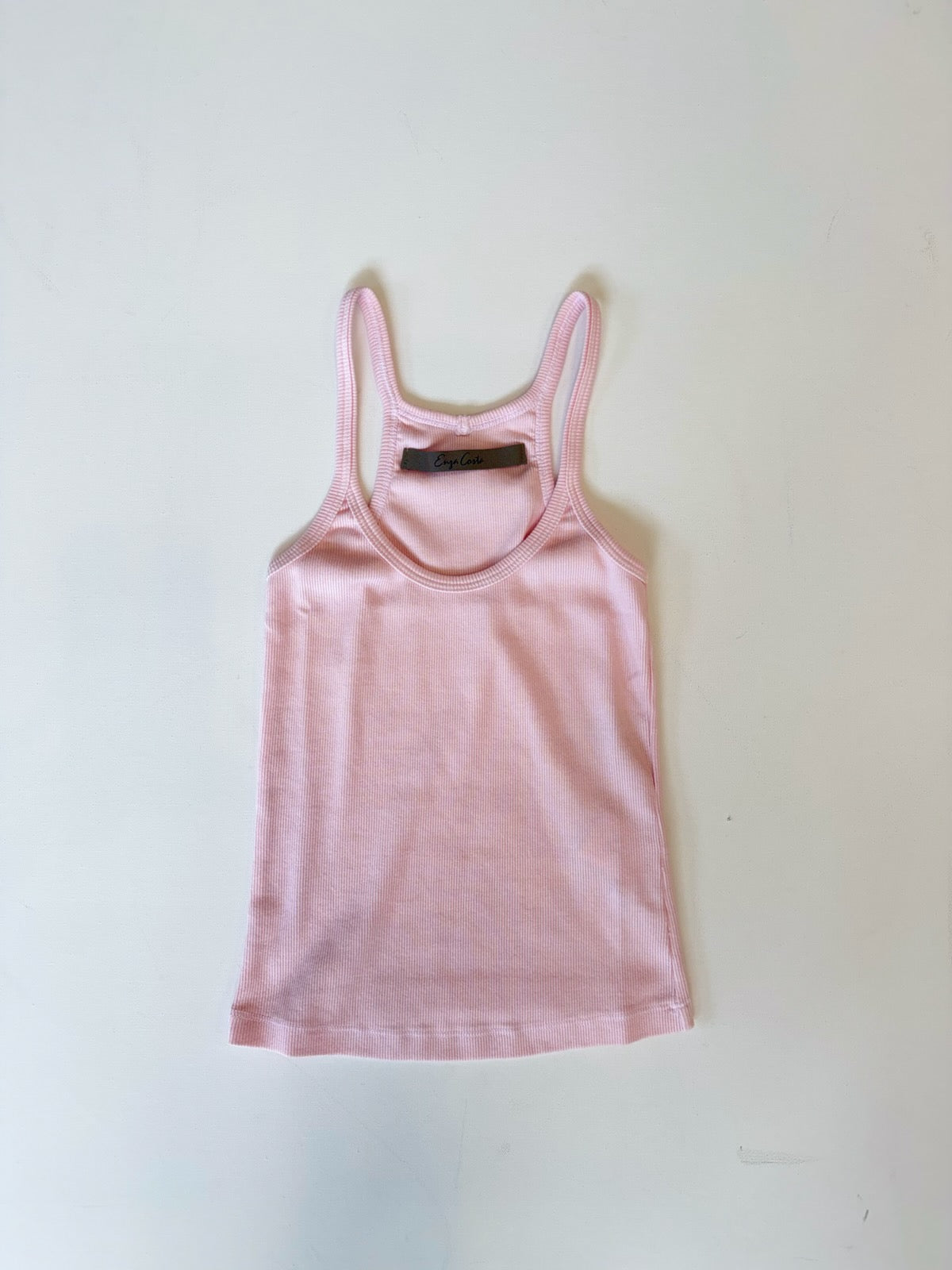 トップス maison de Dolce. blossom cami ENZA COSTA - Cotton Rib Cami in Cherry Blossom – Blond Genius
