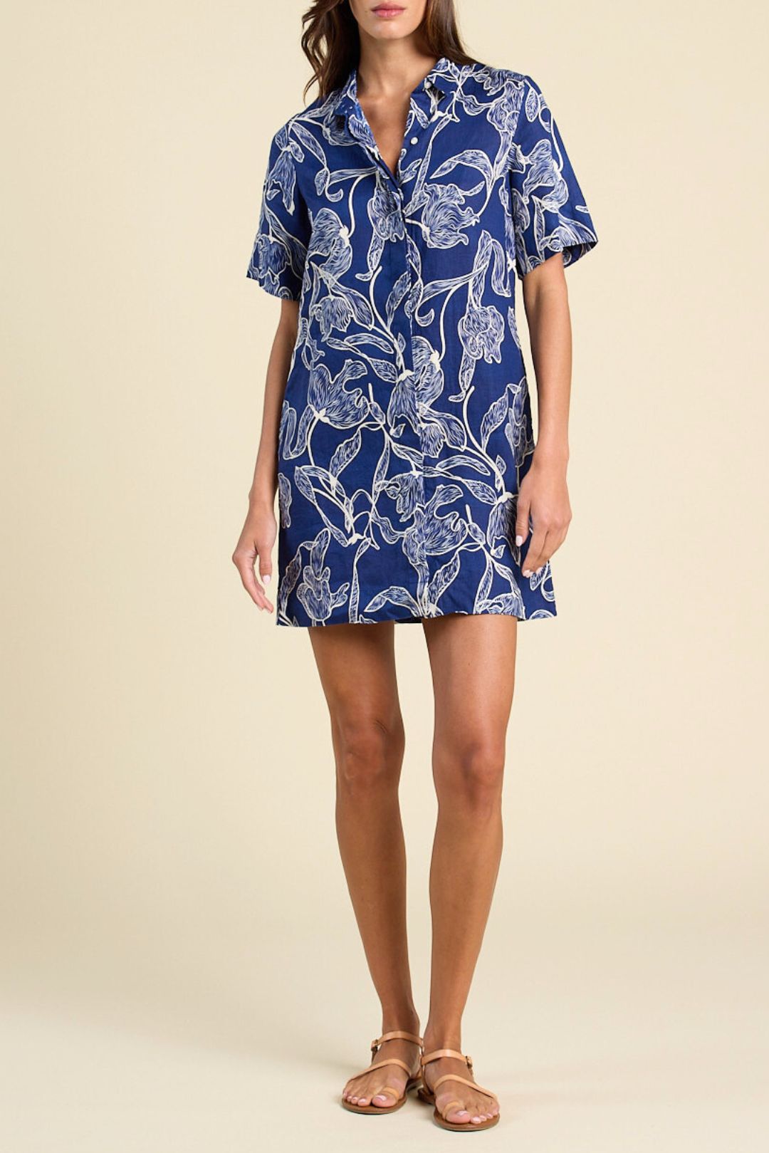 Trovata Birds of Paradis Dana Dress in High Tide L Trovata Birds of Paradis Dana Dress in High Tide L