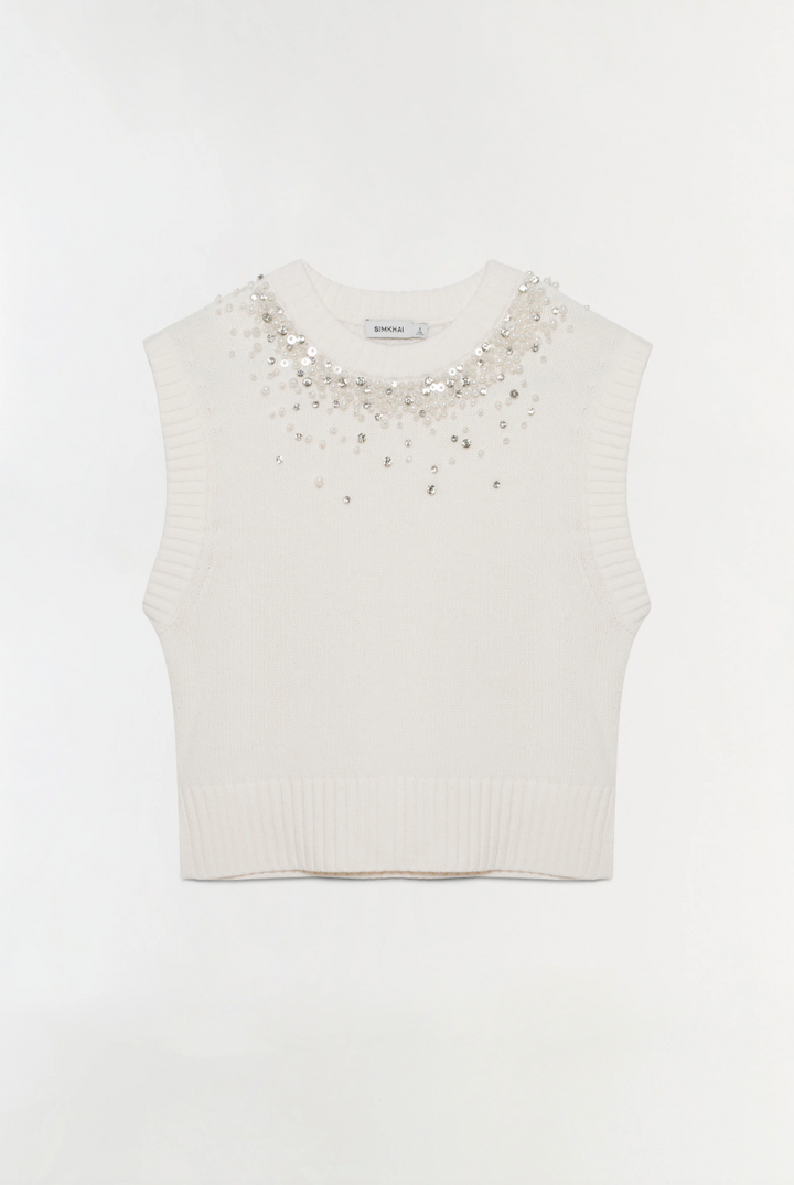 Simkhai - Candra Vest in Ivory