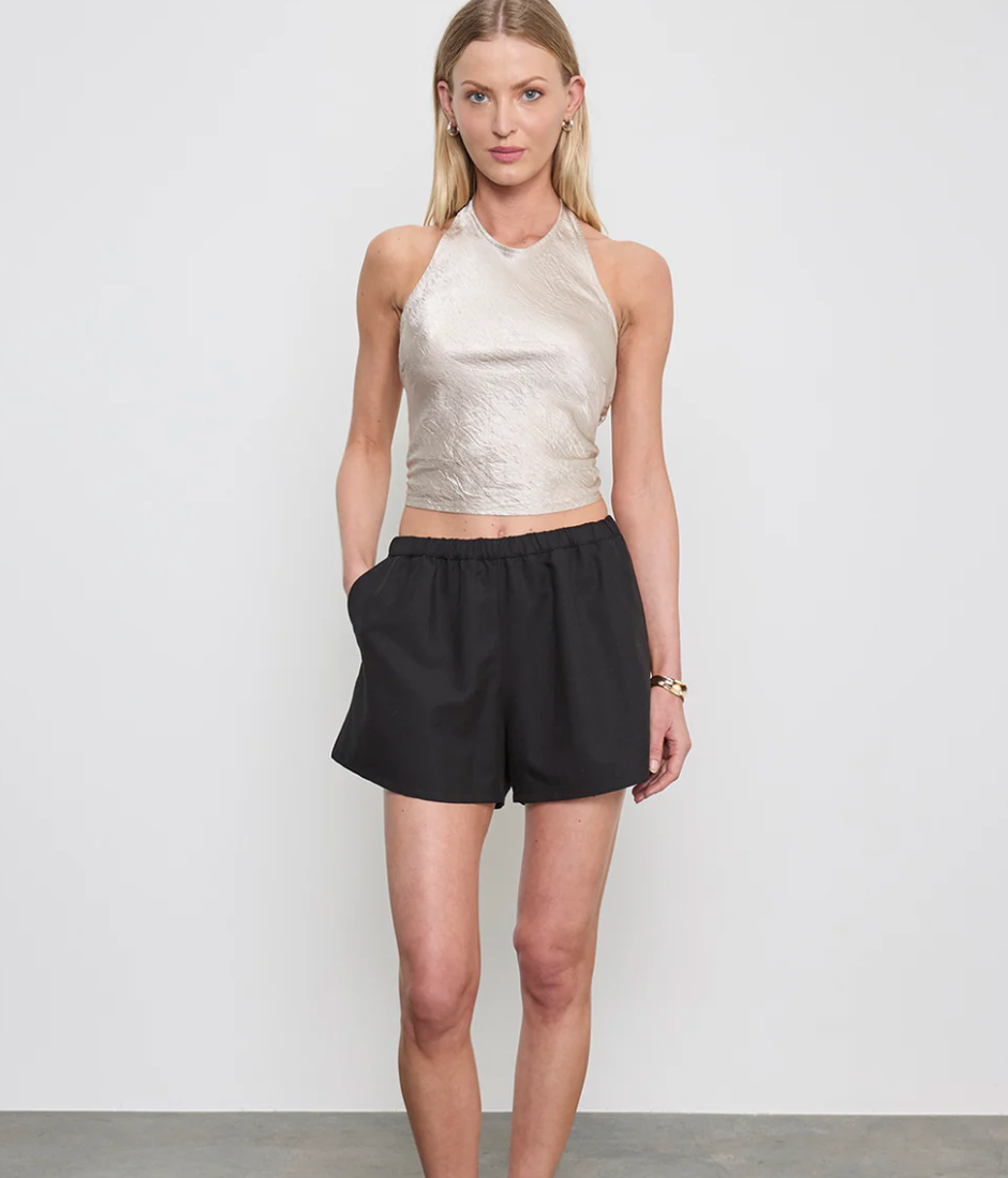 ENZA COSTA - Twill All Day Short in Black – Blond Genius