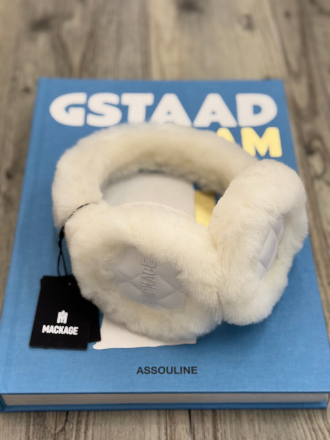 Mackage - Uni Ski Earmuffs in Off White