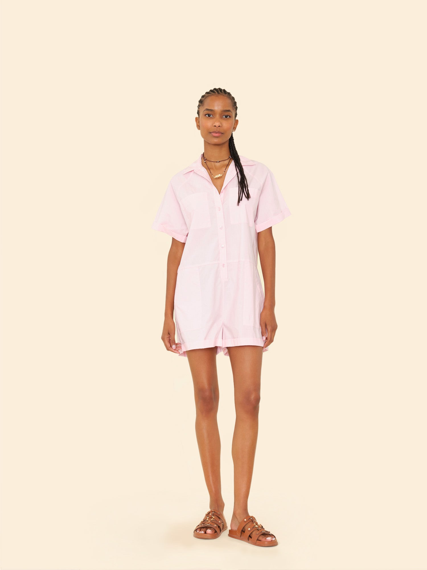 Xirena - Franklin Romper in Gloss Pink – Blond Genius