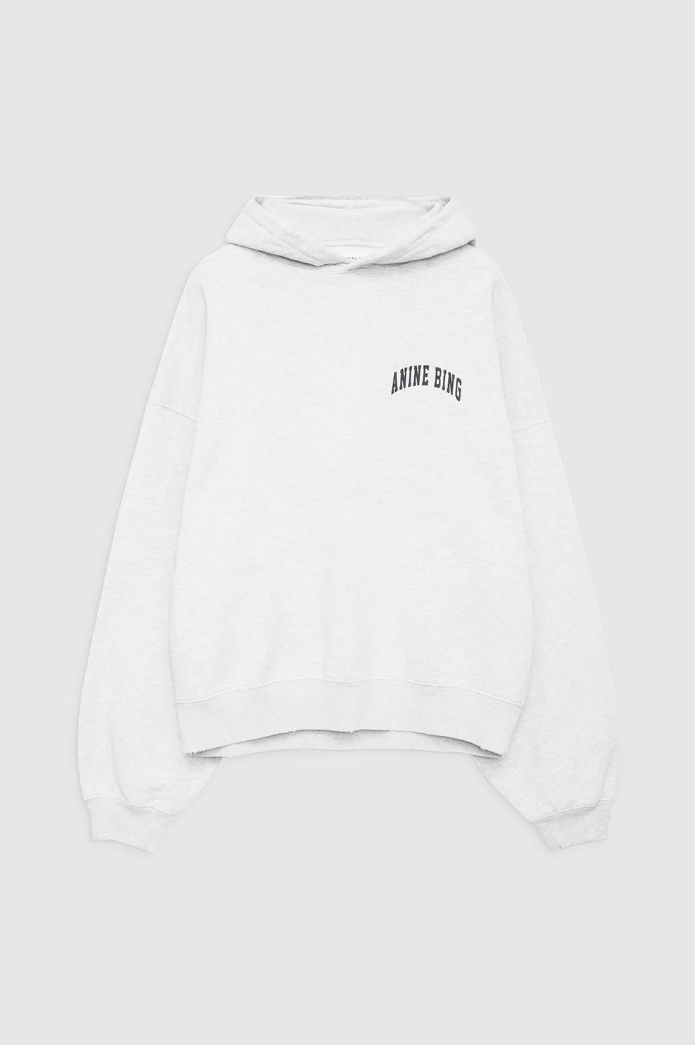 Anine Bing Alec Hoodie in Heather Grey Blond Genius
