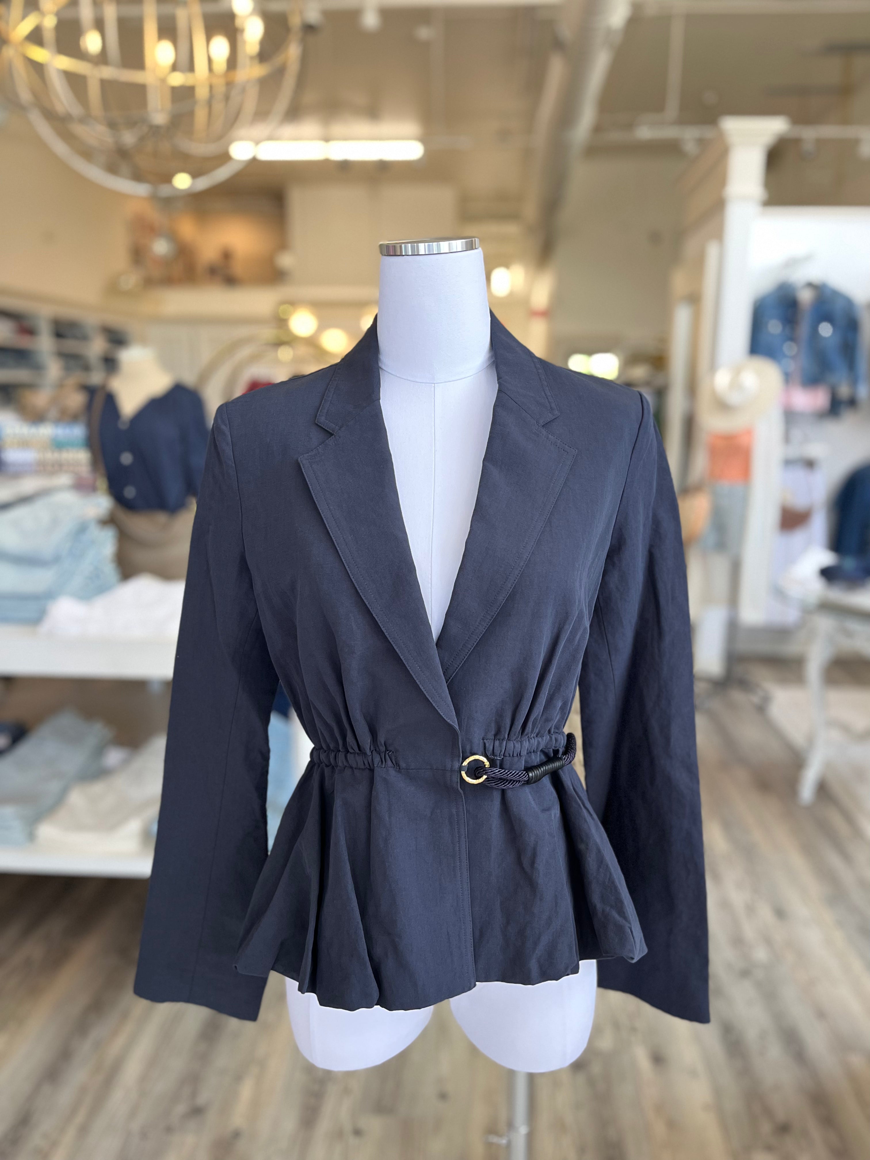 Ulla Johnson Talie Blazer in Midnight