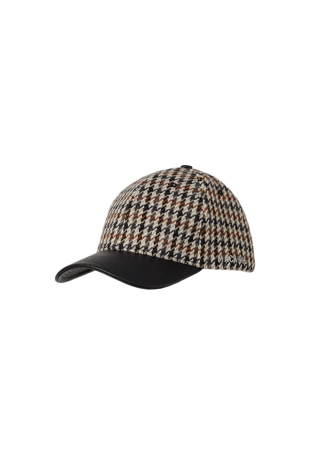 Mackage - Anderson Baseball Hat in Wool in Brown Multi