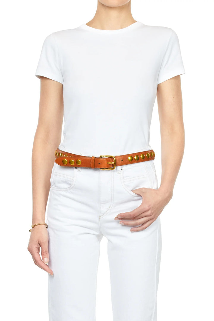 Jerome Dreyfuss - Ceinture Belt in Caramel