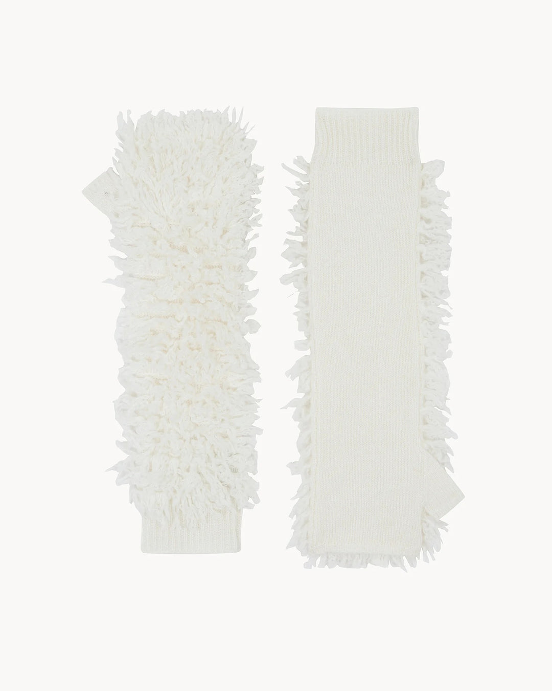Kujten - Sotchi Yeti Cashmere Mittens in White