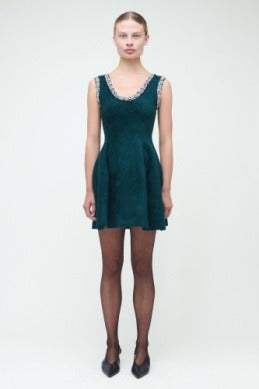 Simkhai - Leona Mini Dress in Emerald