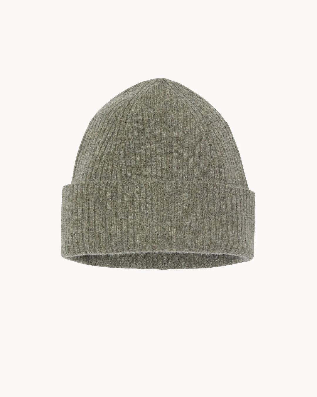Kujten - Lilou Cashmere Beanie in Marl Khaki