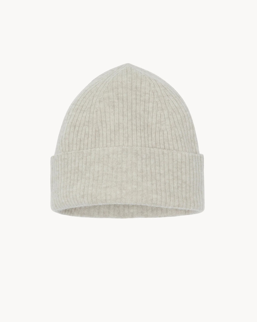 Kujten - Lilou Cashmere Beanie in Oats White