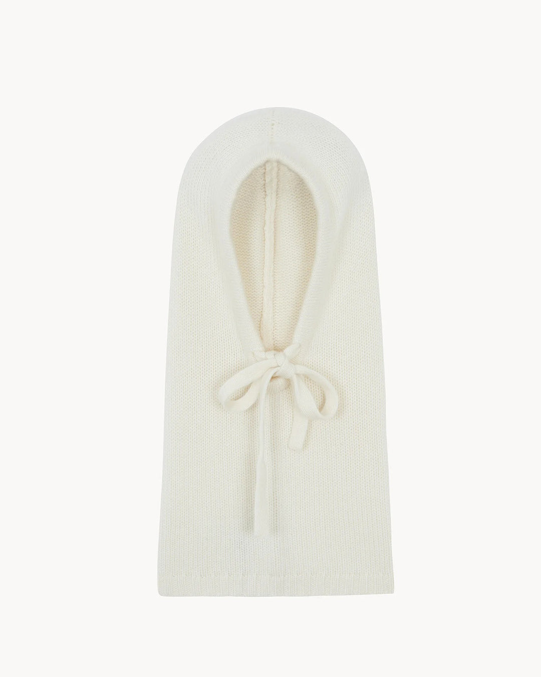 Kujten - Sybel Cashmere Jersey Hood in White