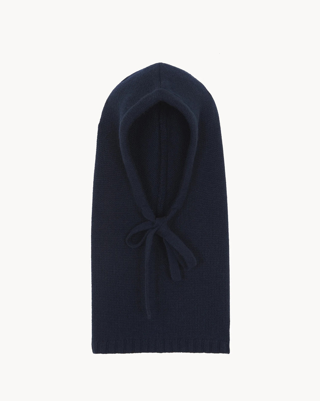 Kujten - Sybel Cashmere Jersey Hood in Navy Blue