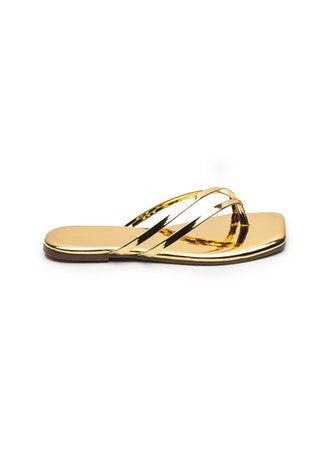 Square Toe Tkees Gold Square Toe Lily Mirror In Gold Women's