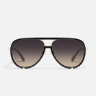 QUAY - High Profile Polarized in Black Gold/Smoke Taupe