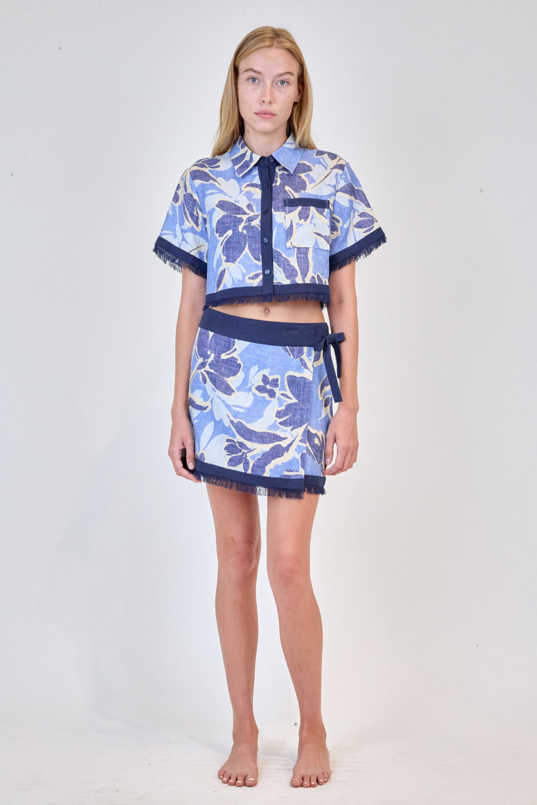 SIMKHAI - Topanga Shirt in Blue Hydrangea