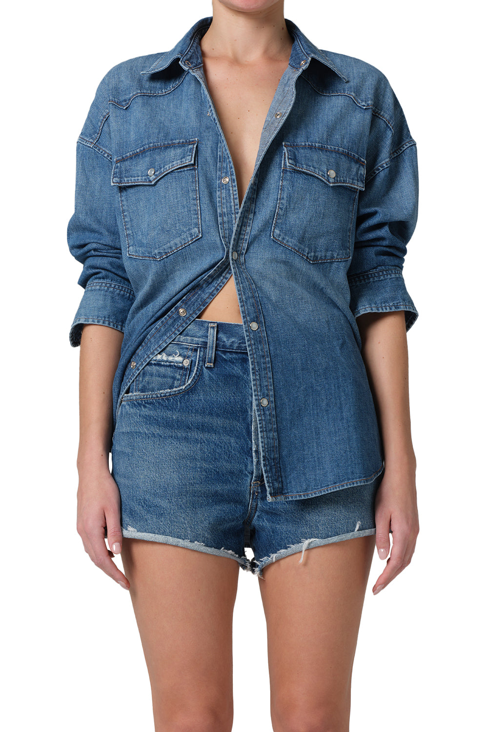 Citizens of Humanity - Kayla Western Shirt in Douro