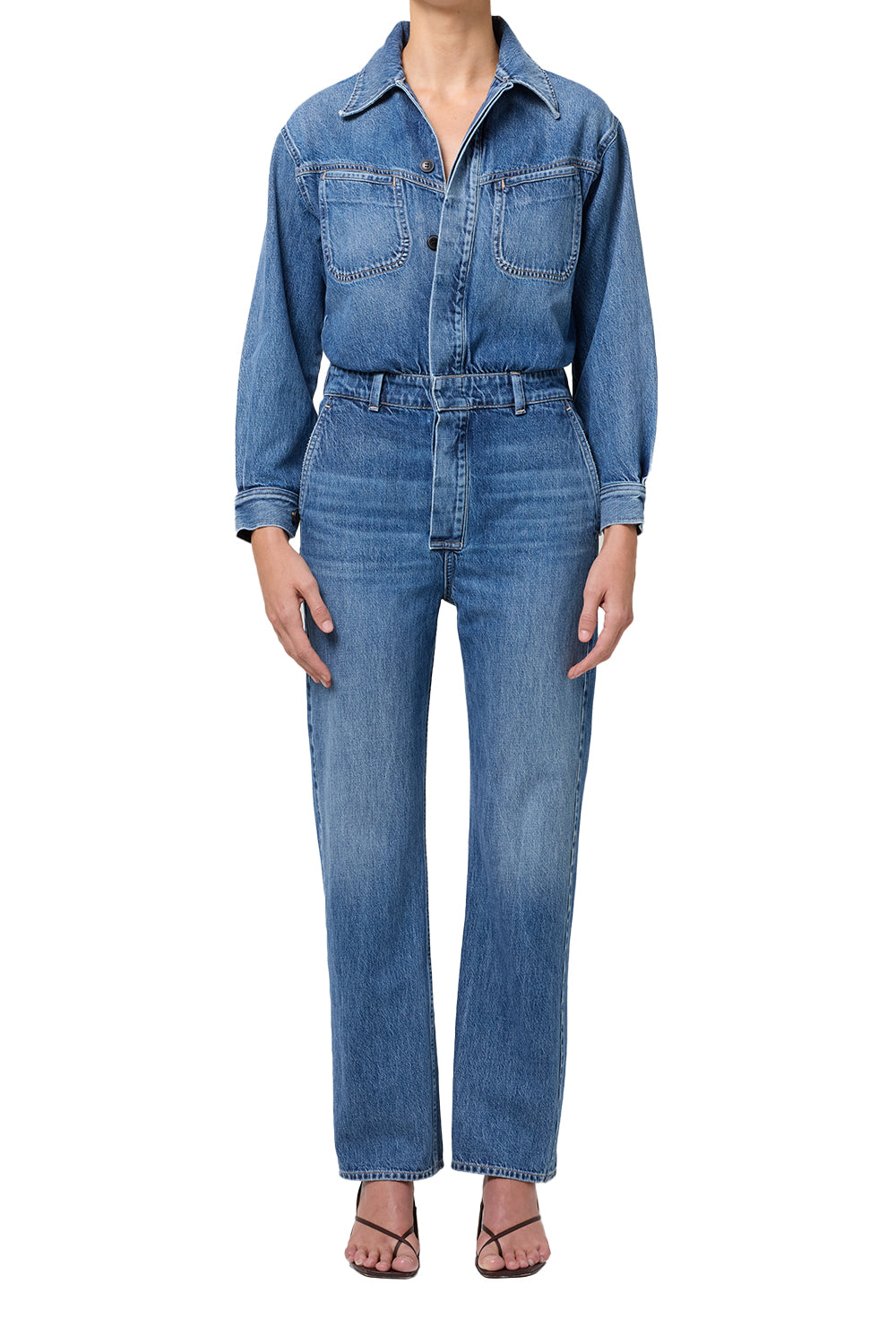 Citizens of Humanity - Solene Polished Jumpsuit in Phantom