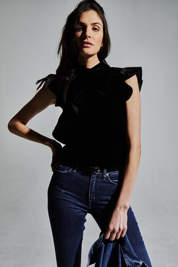 McGuire Sorbonne Top Black Velvet Blond Genius