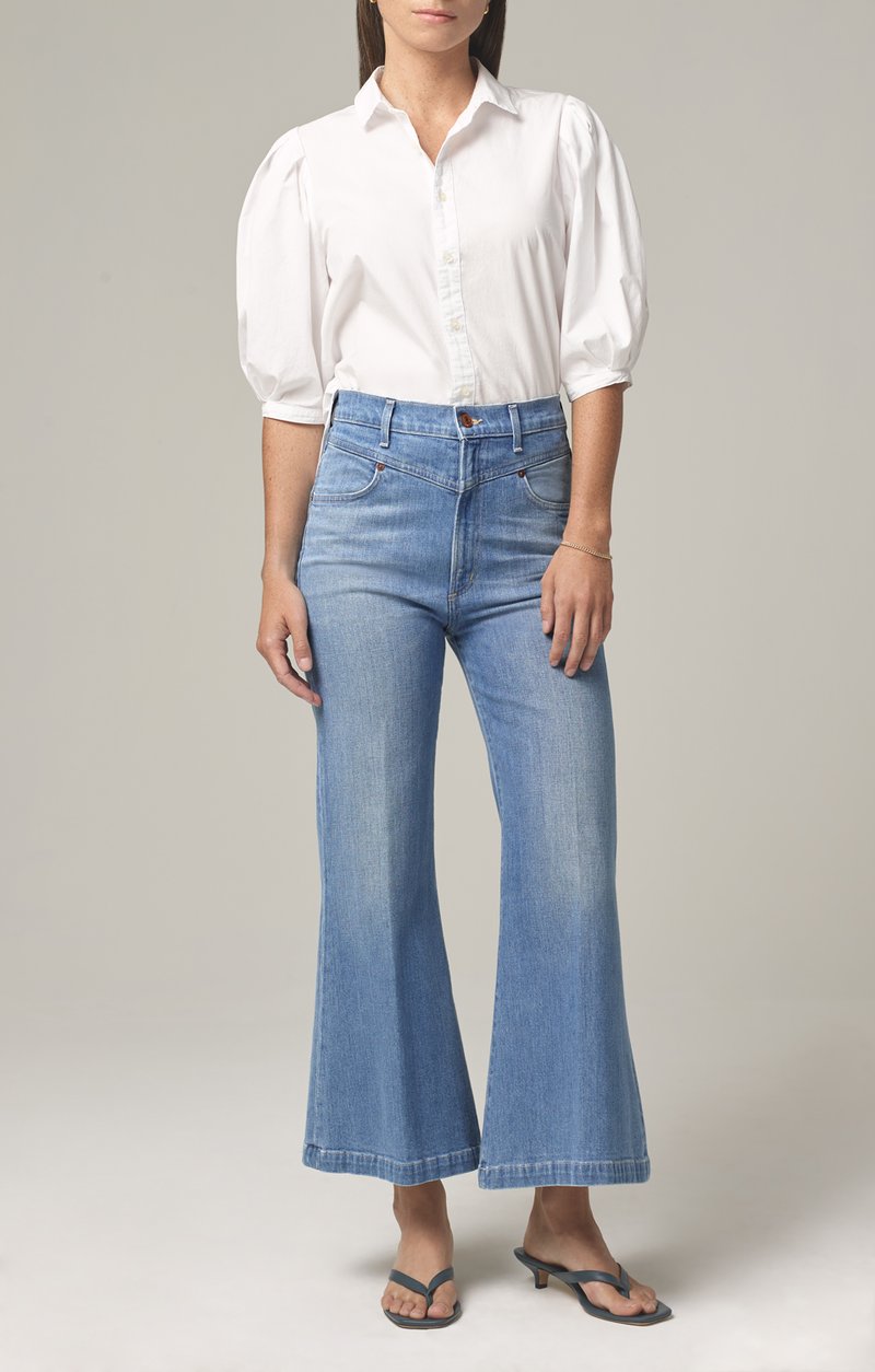 Citizens Of Humanity Cassie Front Yoke Bell Flare Jeans in All