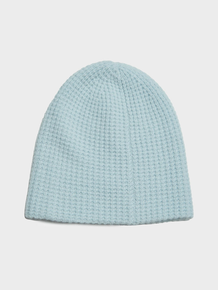 White + Warren - Cashmere Thermal Beanie in Daylight Blue