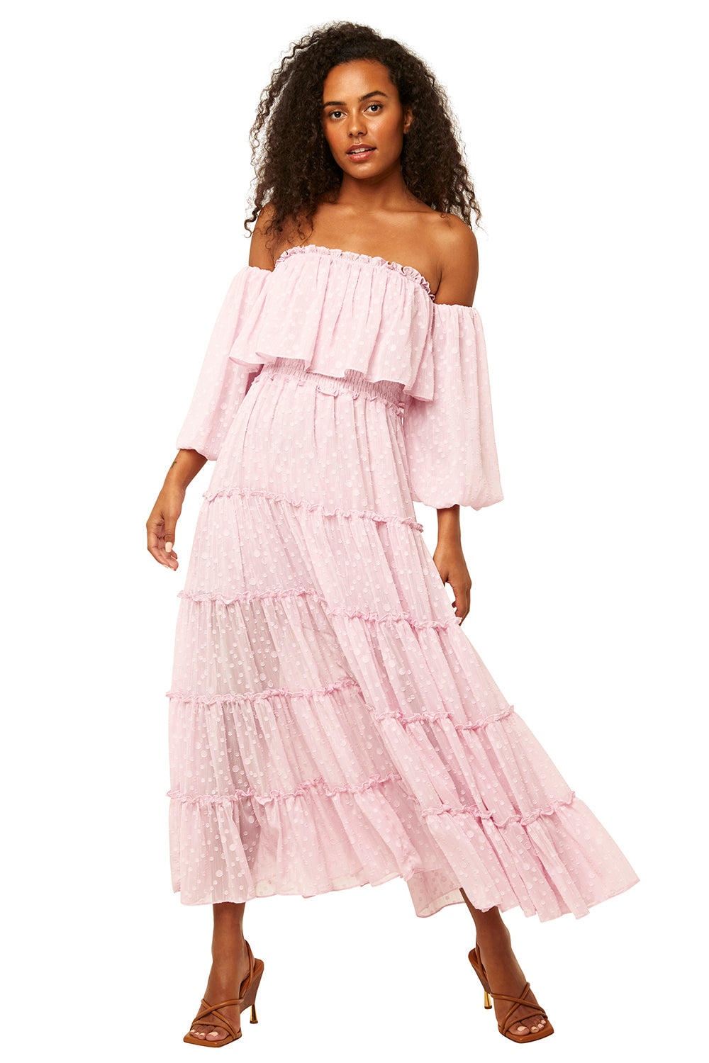 cassandra chiffon dress Cassandra Floral Chiffon Gown