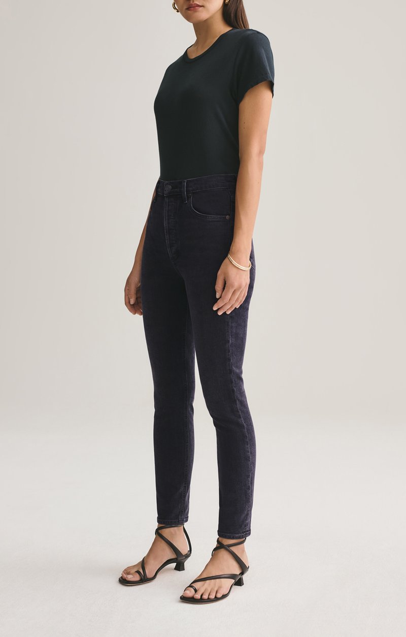 AGOLDE - Nico High Rise Slim Fit Jeans in Virtue – Blond Genius