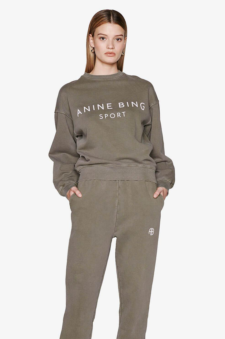 Anine Bing - Evan Sweatshirt in Olive