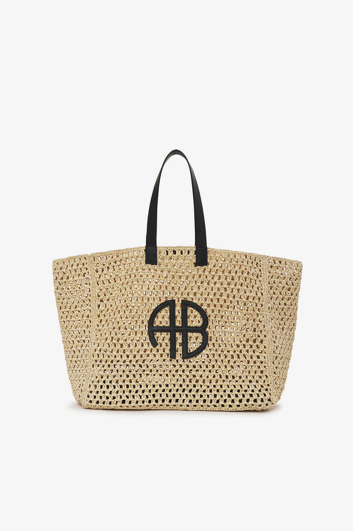 Anine Bing - Large Rio Tote in Natural Sand