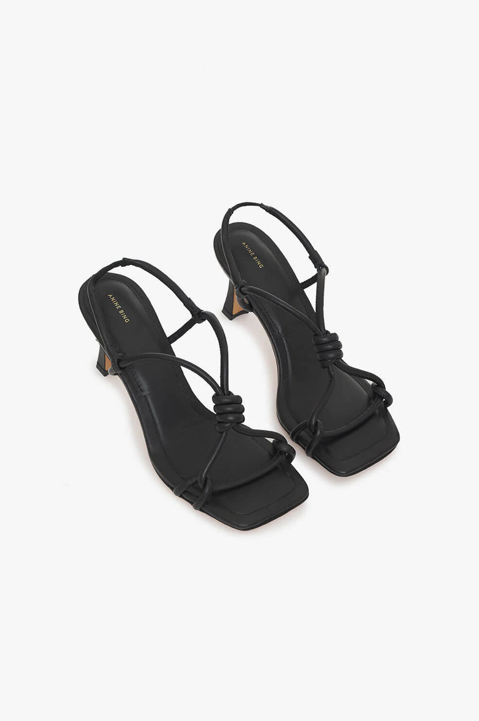Anine Bing - Valentina Sandals in Black – Blond Genius