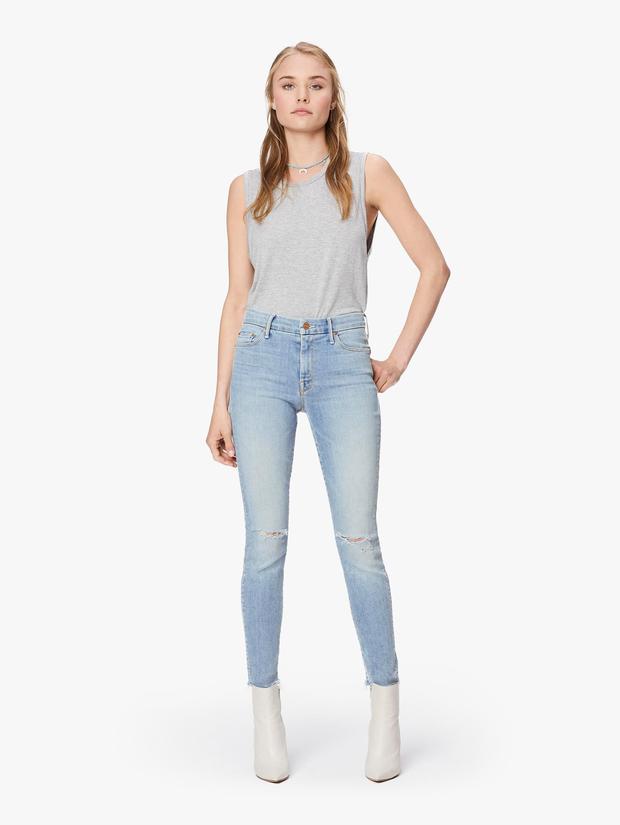 The looker frayed ankle jeans store