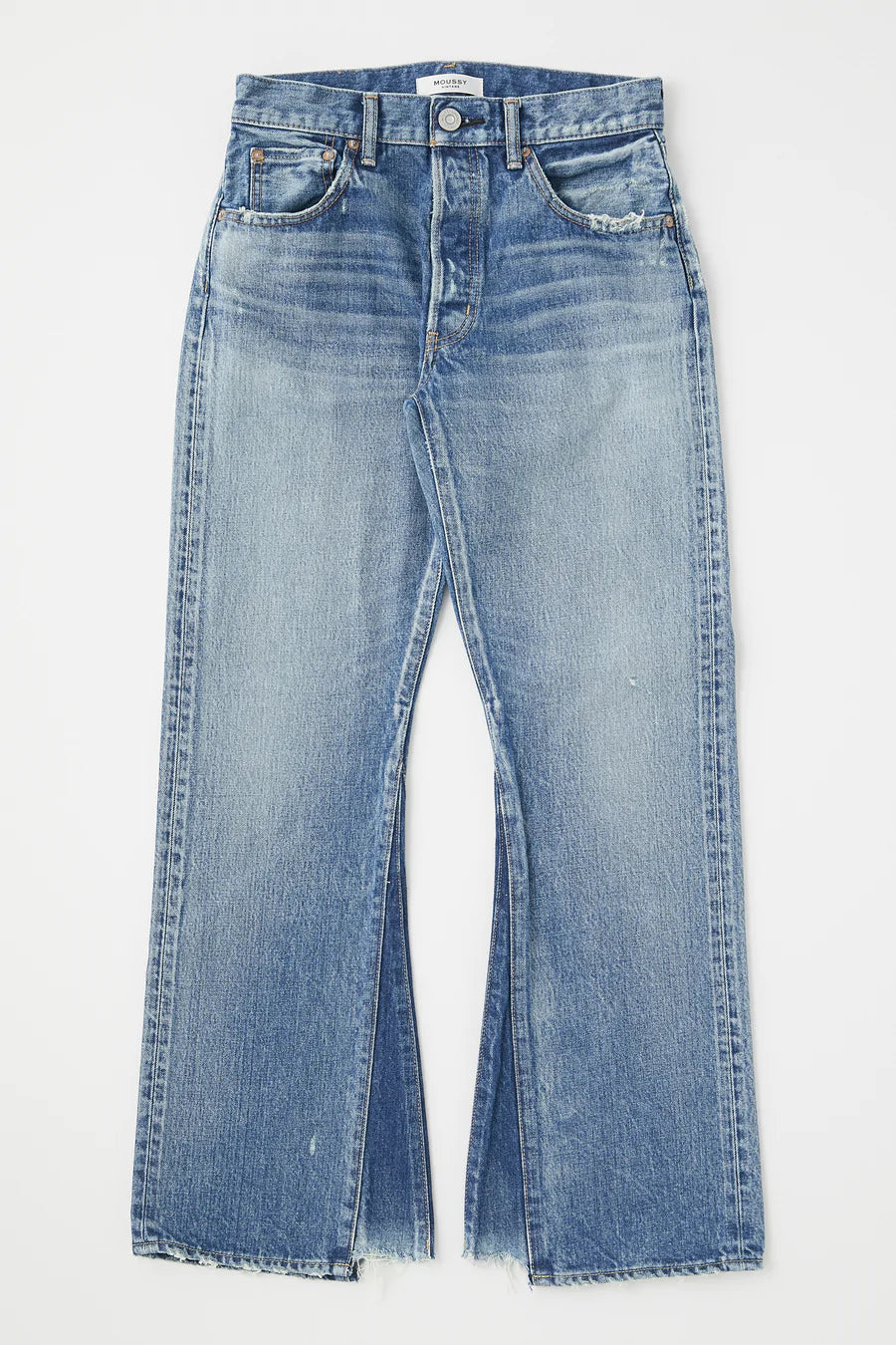 Moussy - MV Saint Charles Remake Flare in Blue – Blond Genius