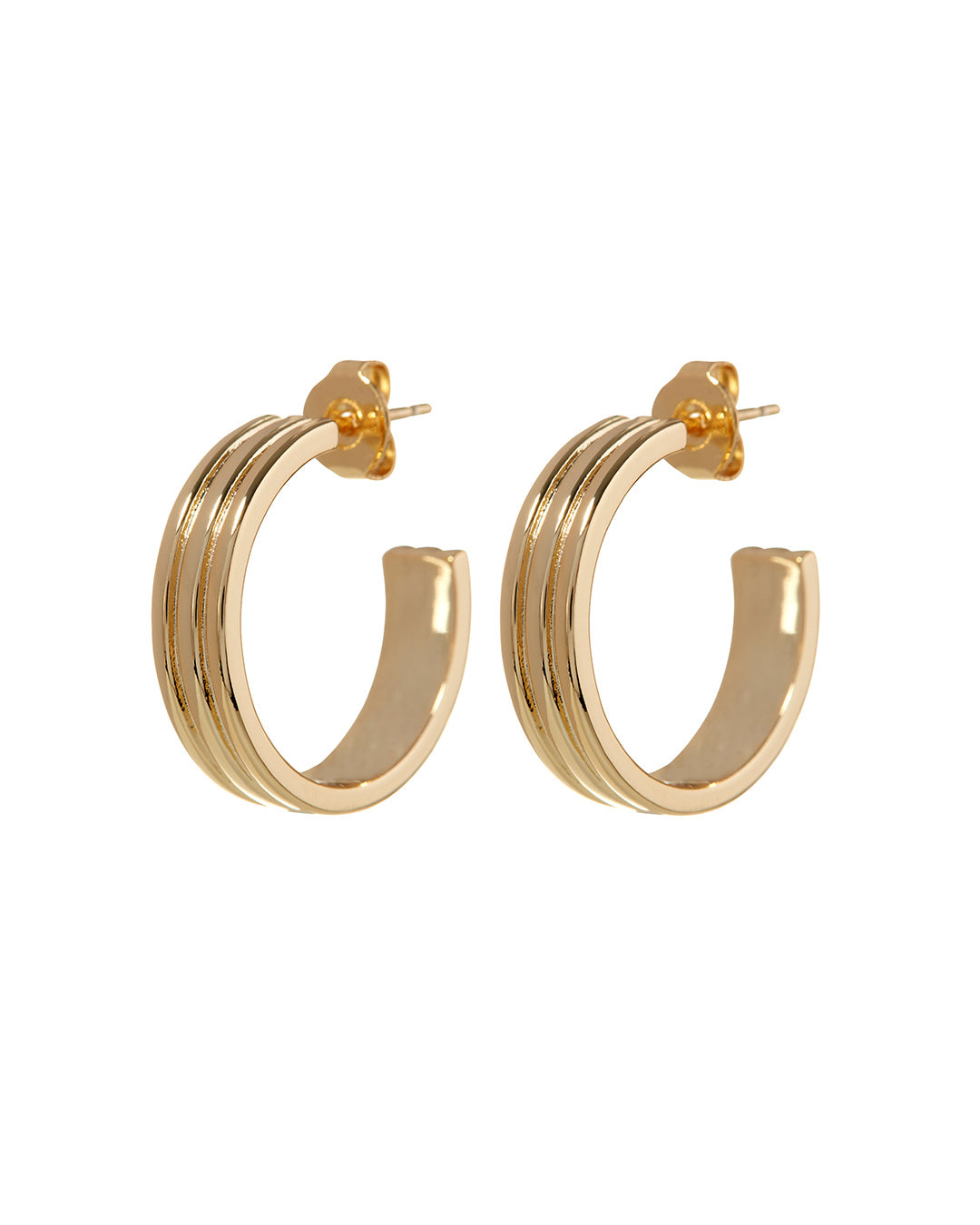 LUV AJ - Bridgette Hoops in Gold