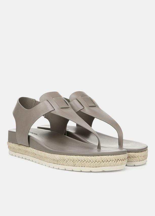 VINCE Flint Sandal in WoodSmoke – Blond Genius