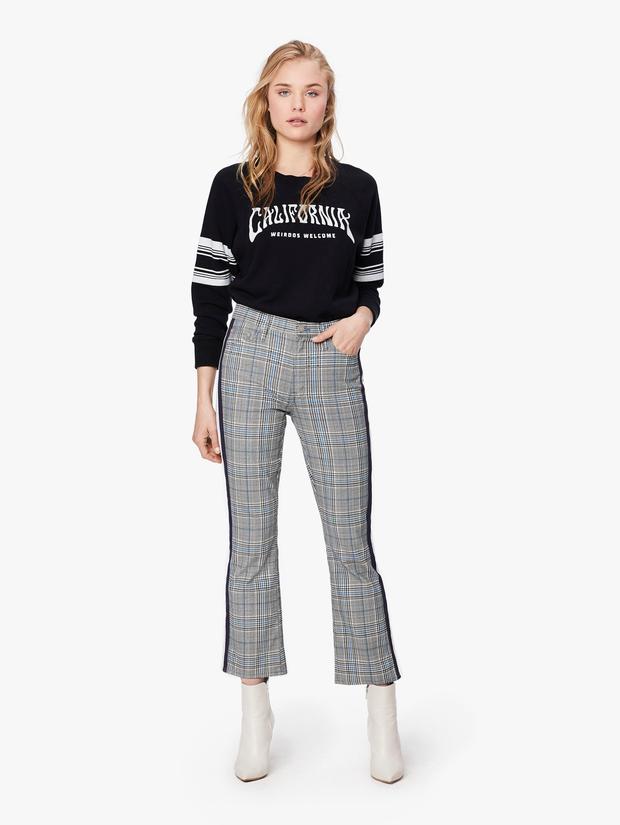 Mother insider plaid ankle pants shop