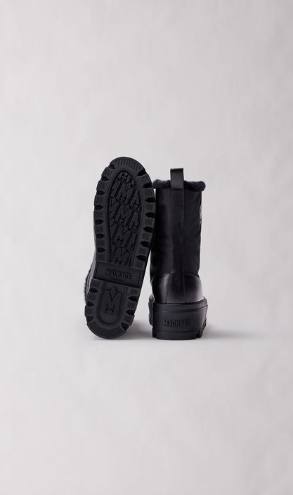 Mackage - Hero-W Shearling-lined Winter Boot in Black