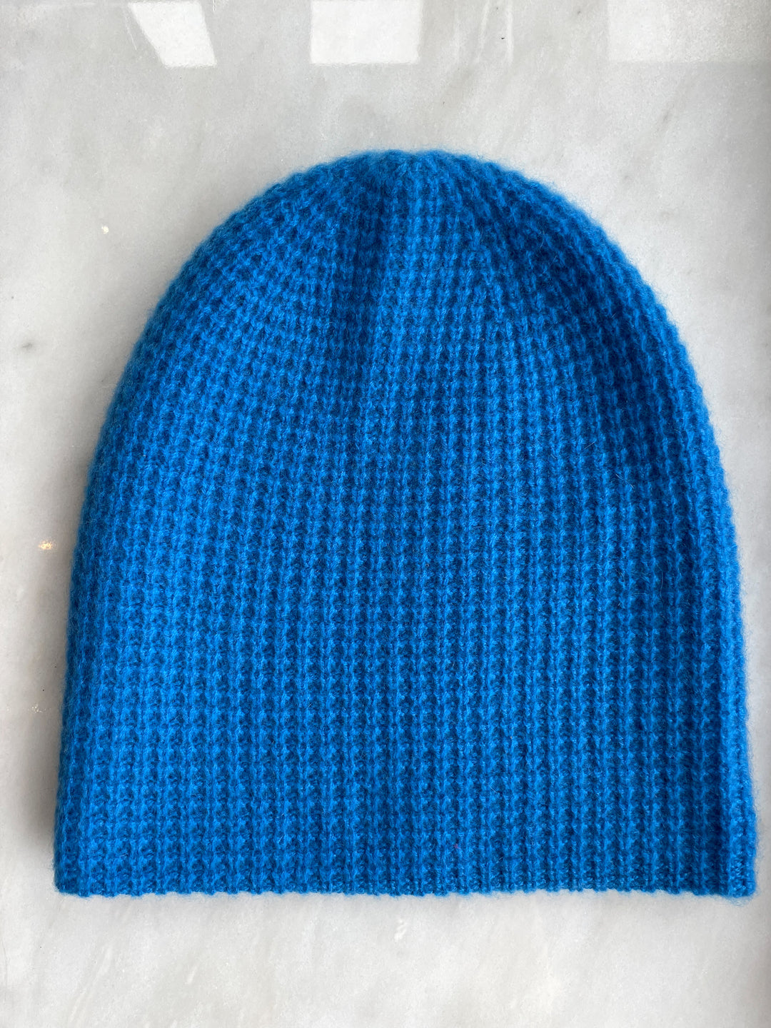 White + Warren - Cashmere Thermal Beanie in Azure Blue