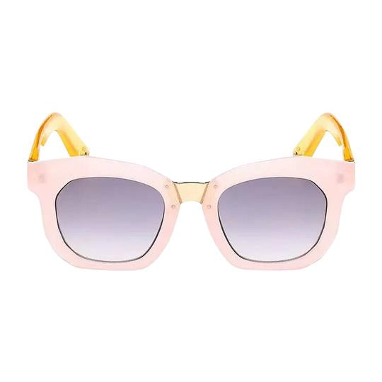 Henny & Coco - Harper Sunglasses in Pink Rims with Gold Temple
