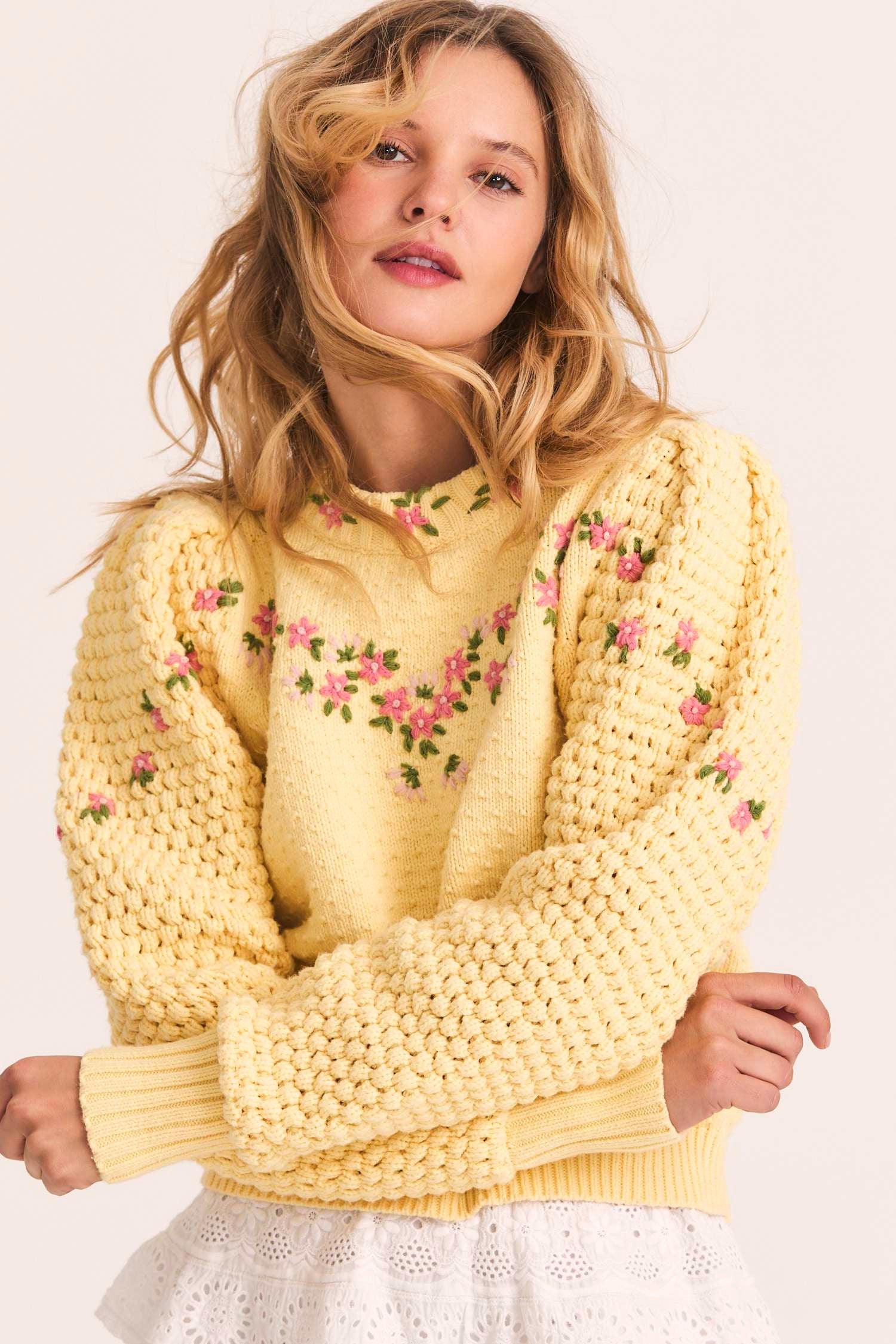 ニット+セーター love shack fancy sweater Zaheer Sweater by LoveShackFancy | Rent the Runway