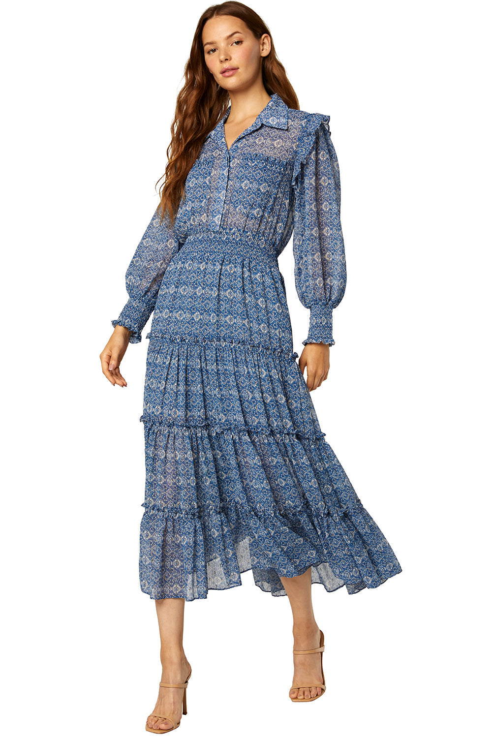 Misa - Marjan Dress in Blue Astra Misa - Marjan Dress in Blue Astra